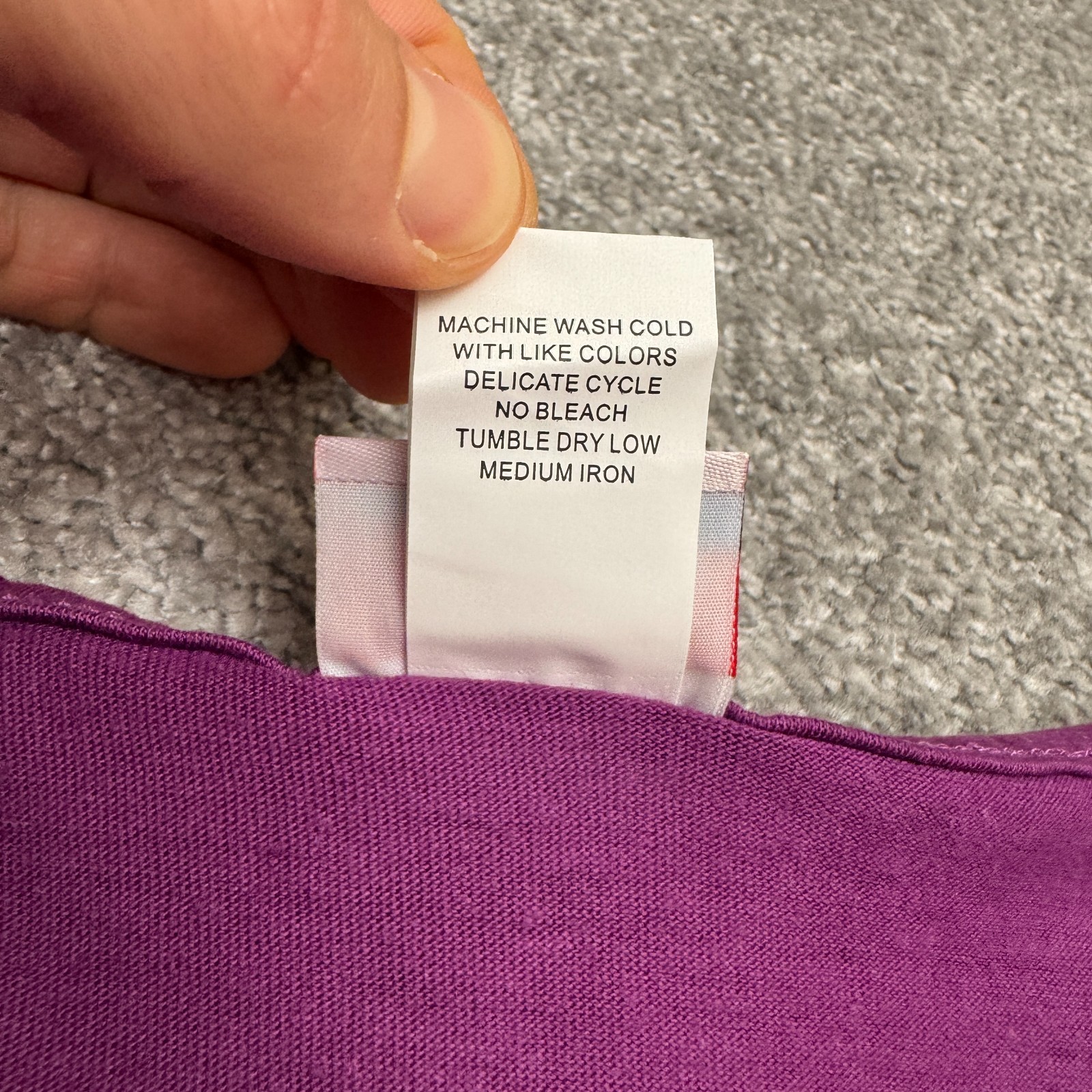 American Sweetheart Basic Tank Top Womens Large Purple Scoop Neck Polycotton NWT