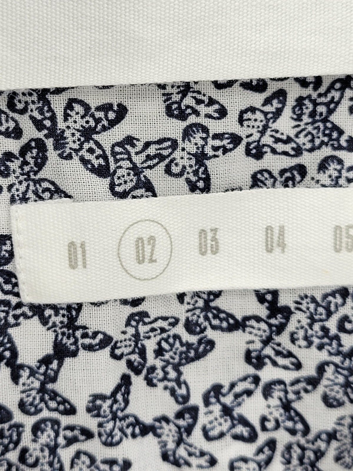 Grayson Shirt Womens 2 Small Butterfly Print Long Sleeve Button Up Cotton Artsy