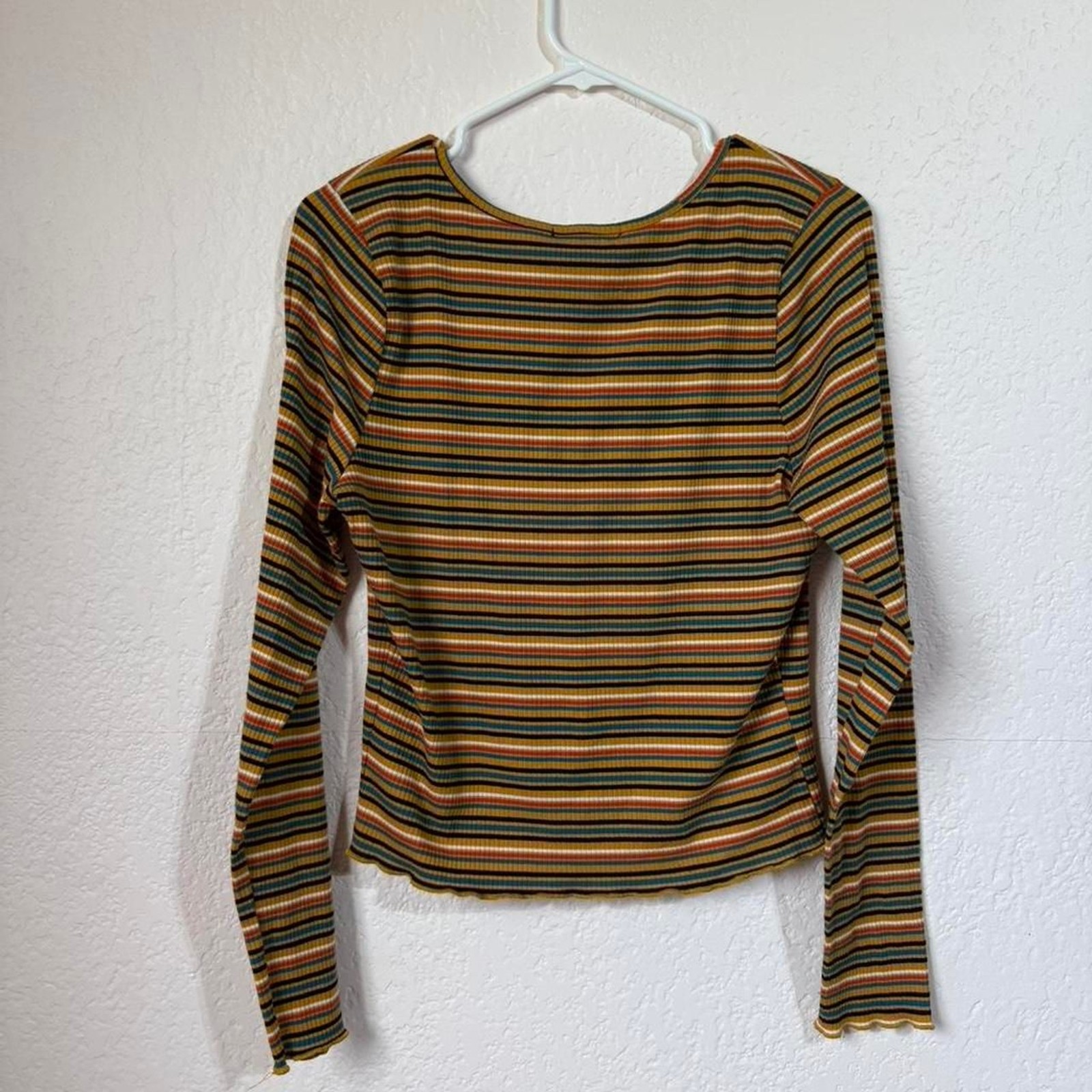 Gaze Women’s Striped Long Sleeve Top
