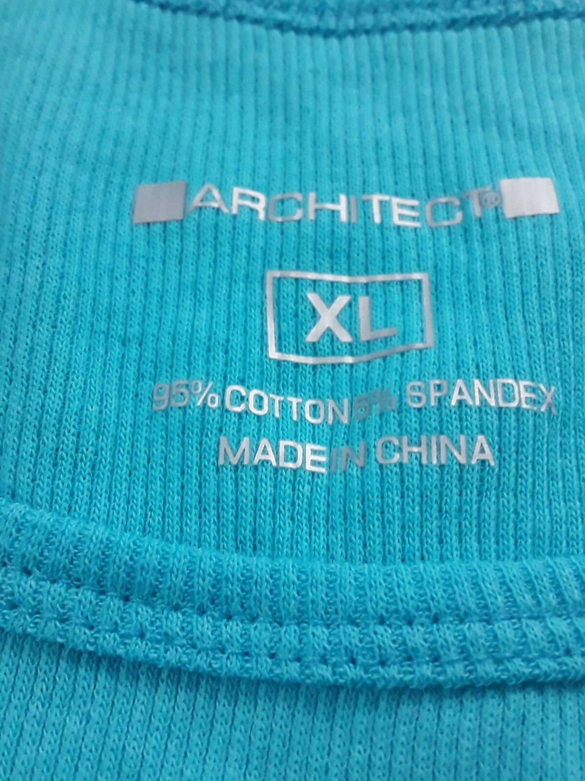 Architect XL NWT Cotton And Spandex Bright Turquoise/blue