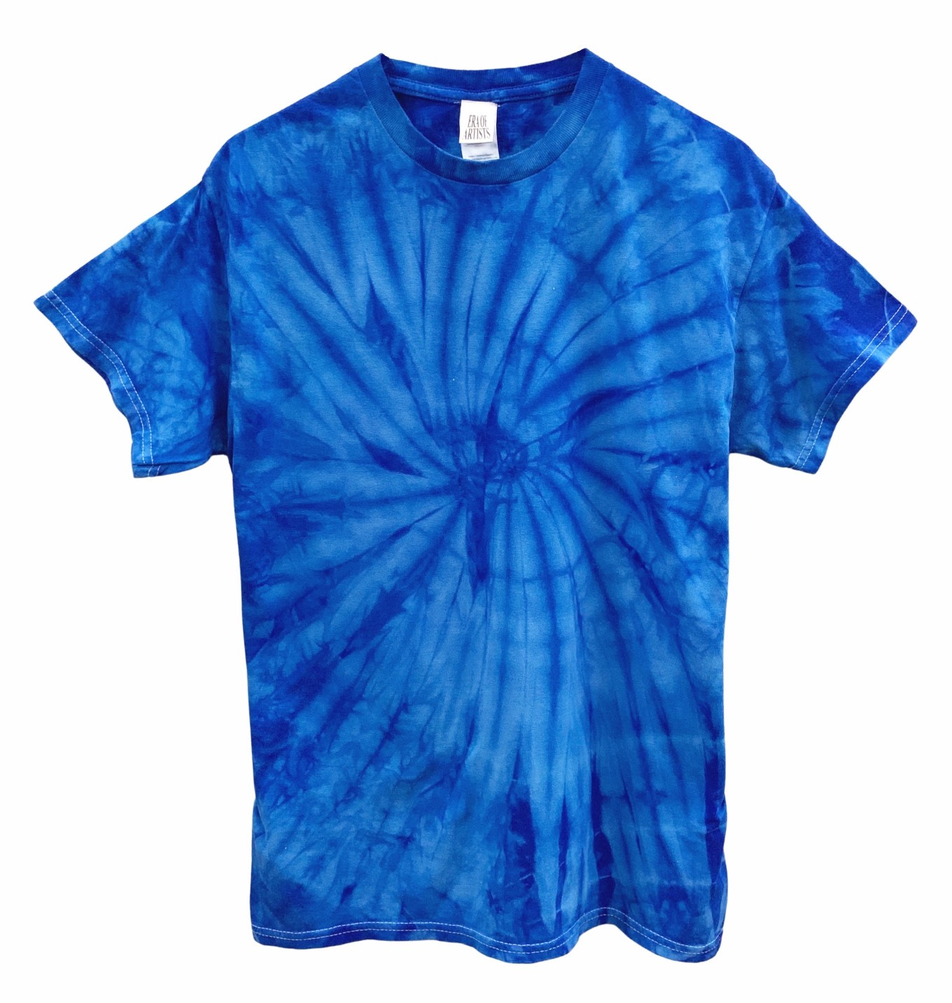 Tie Dye Short Sleeve Unisex Tee, Single Color, Hand Dyed