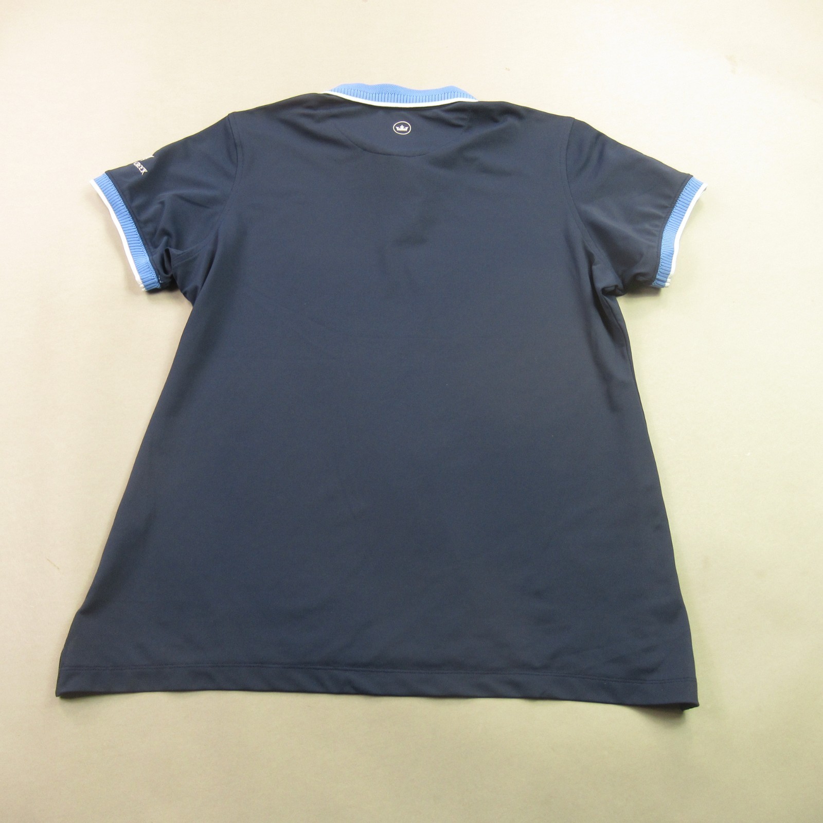 Peter Millar Shirt Womens Large Short Sleeve Pullover Lightweight Polo Blue