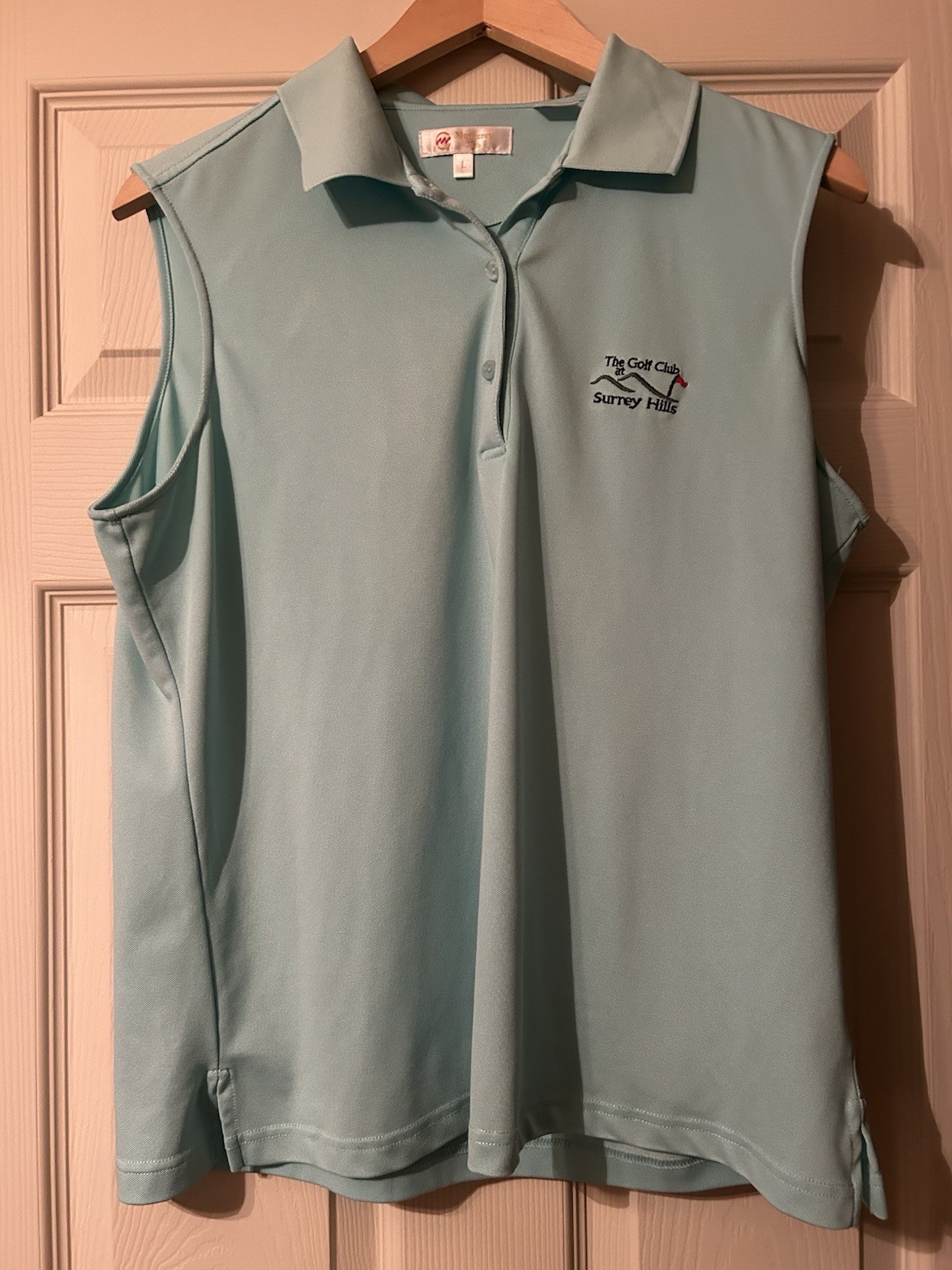 Monterey Club Women’s Size L Golf Polo Sleeveless Golf Pickleball Tennis Travel