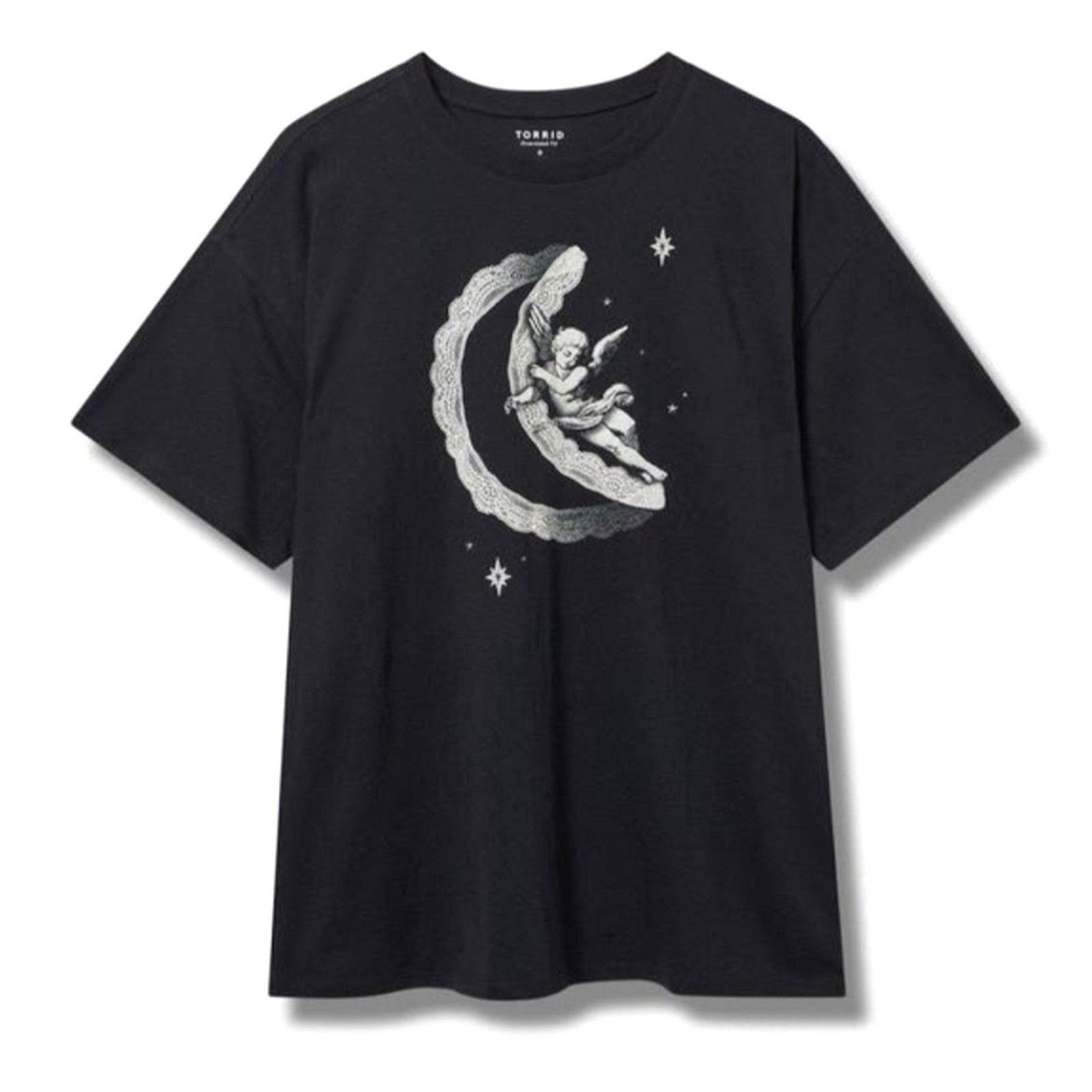 Torrid Lace Cherub Oversized Heritage Jersey Tunic Tee – Size 1