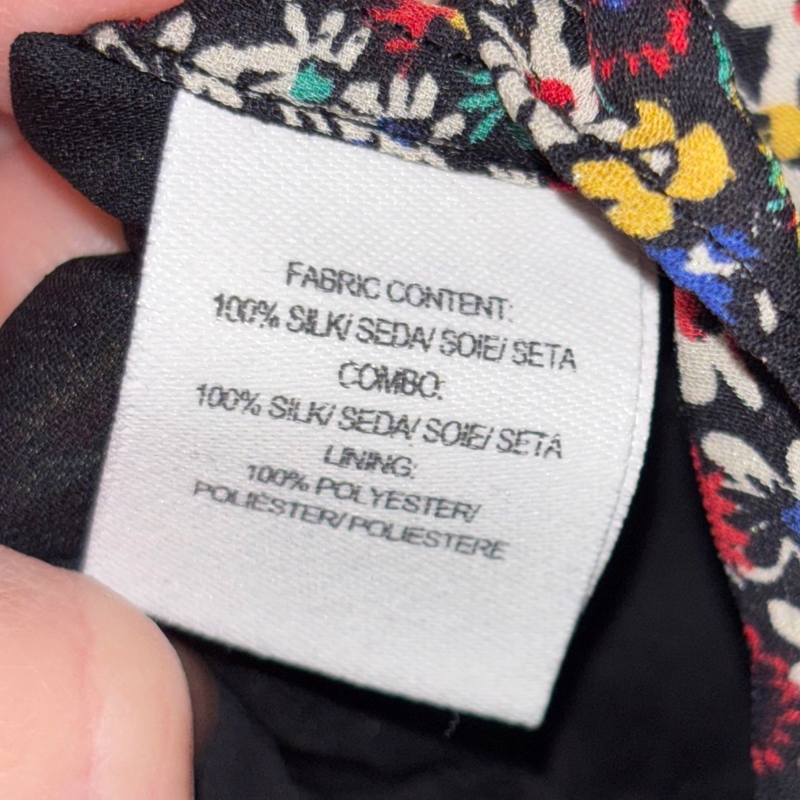 Derek Lam 10 Crosby Silk Floral Boho Blouse Women’s Small Tassel Tie Cottagecore