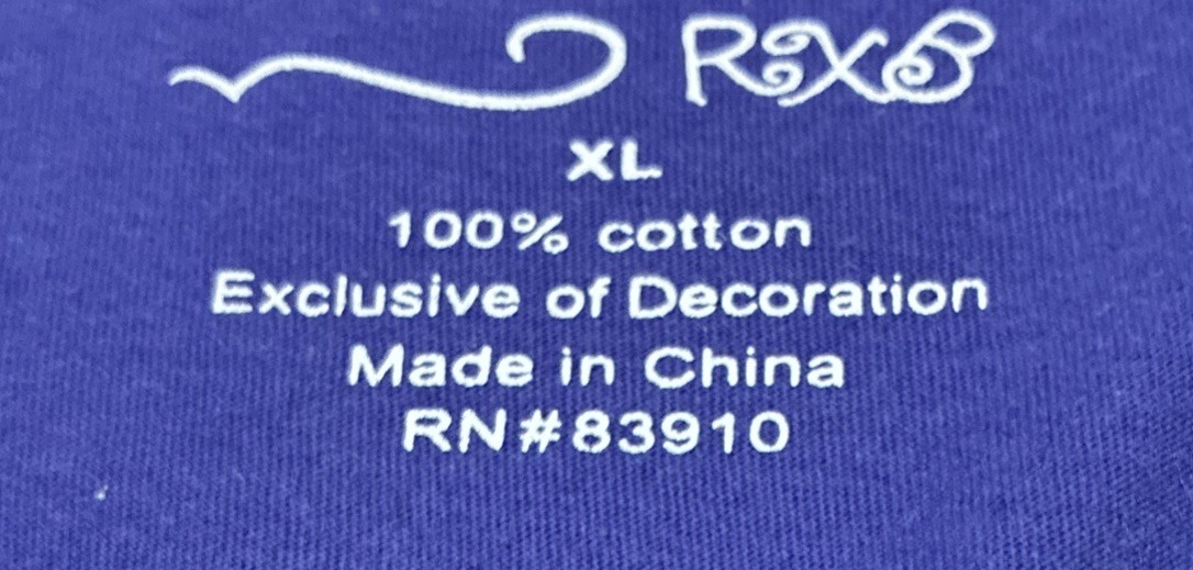 RXB Purple Embroidered Beaded Tank Top Women’s XL 100% Cotton Boho Embellished