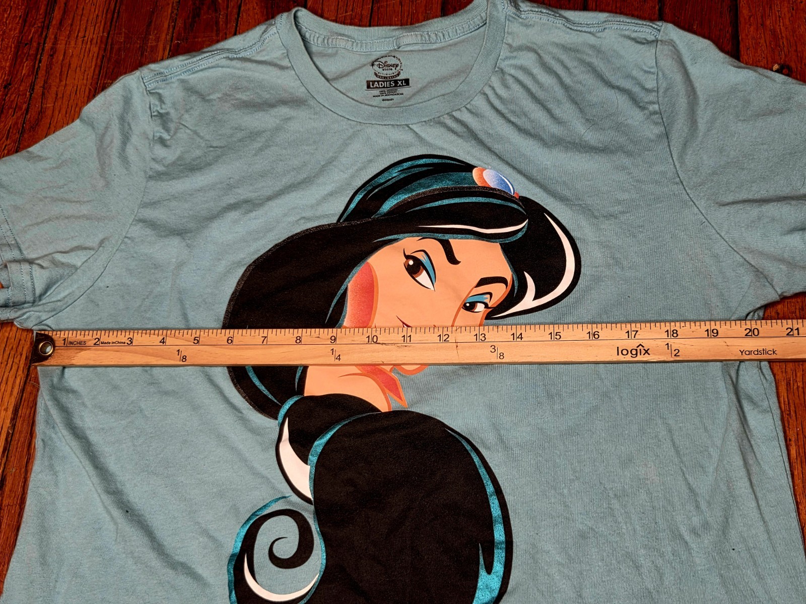 Jasmine Aladdin Womens Size XL Official Disney Store Princess Grpahic T Shirt B5