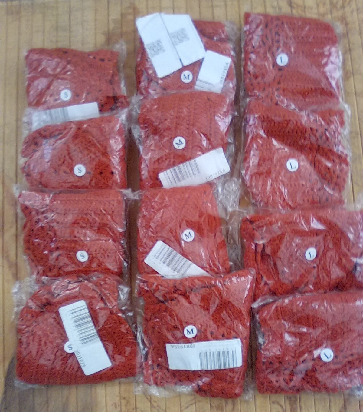 Crochet Halter Tops Wholesale Lot 1 Dz Rust Sizes S M L 4 each New Packaged