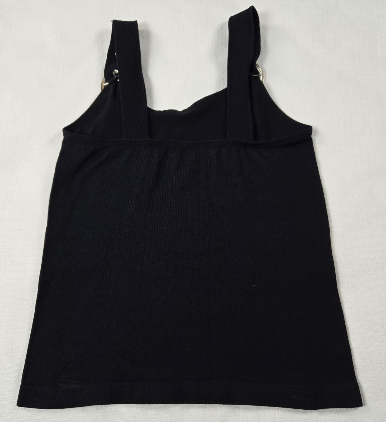 FCT Basics Women’s Black Buckle Strap Tank Style Top Note Measurements