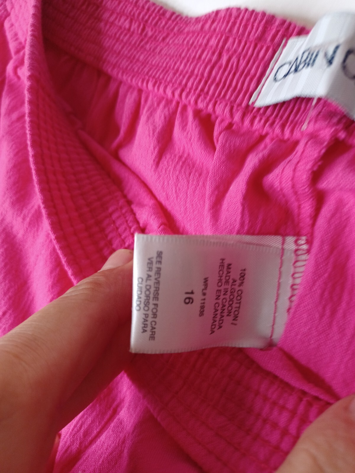 Woman’s Cabin Creek 2 Piece Outfit. Fuchsia Elastic Waist NWT Size Large