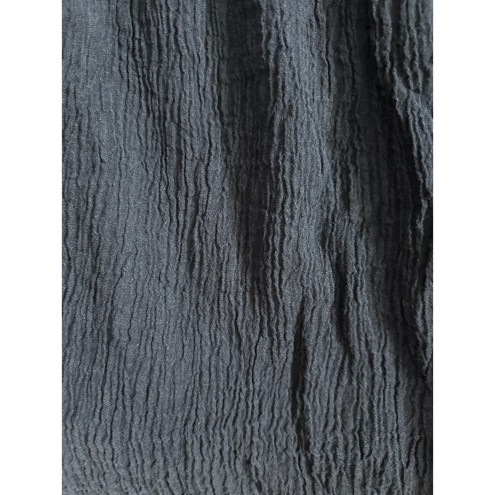 Velia Sierra Italian Linen Textured Off-The-Shoulder Top Deep Navy Size Medium