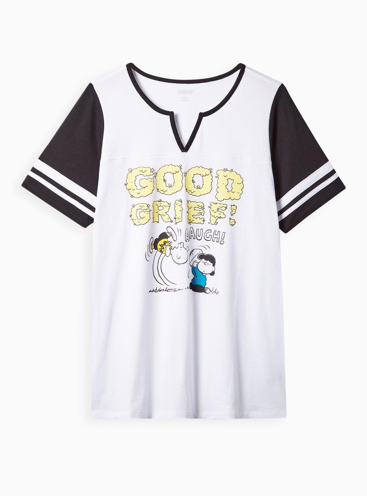 Torrid Peanuts Football Shirt White NWT New 1X