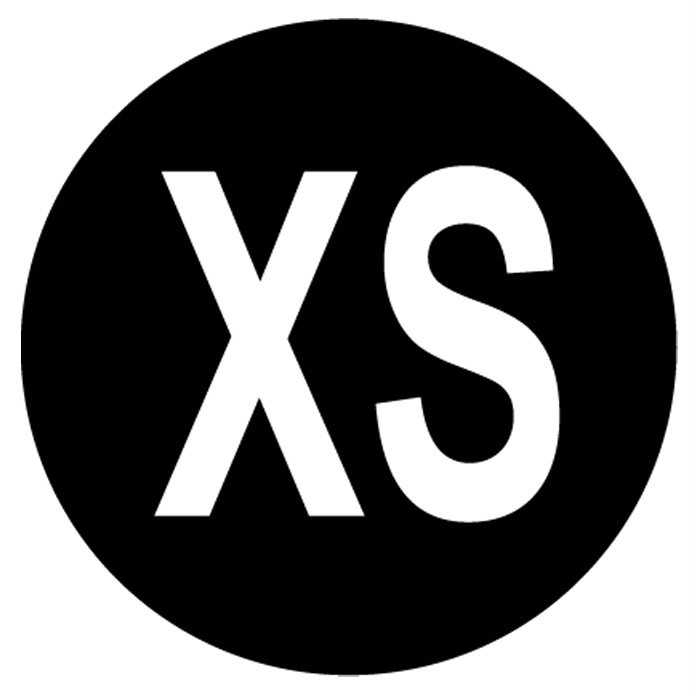 13mm Clothing Size Stickers Labels Small Medium Large X Large One Size Fits All