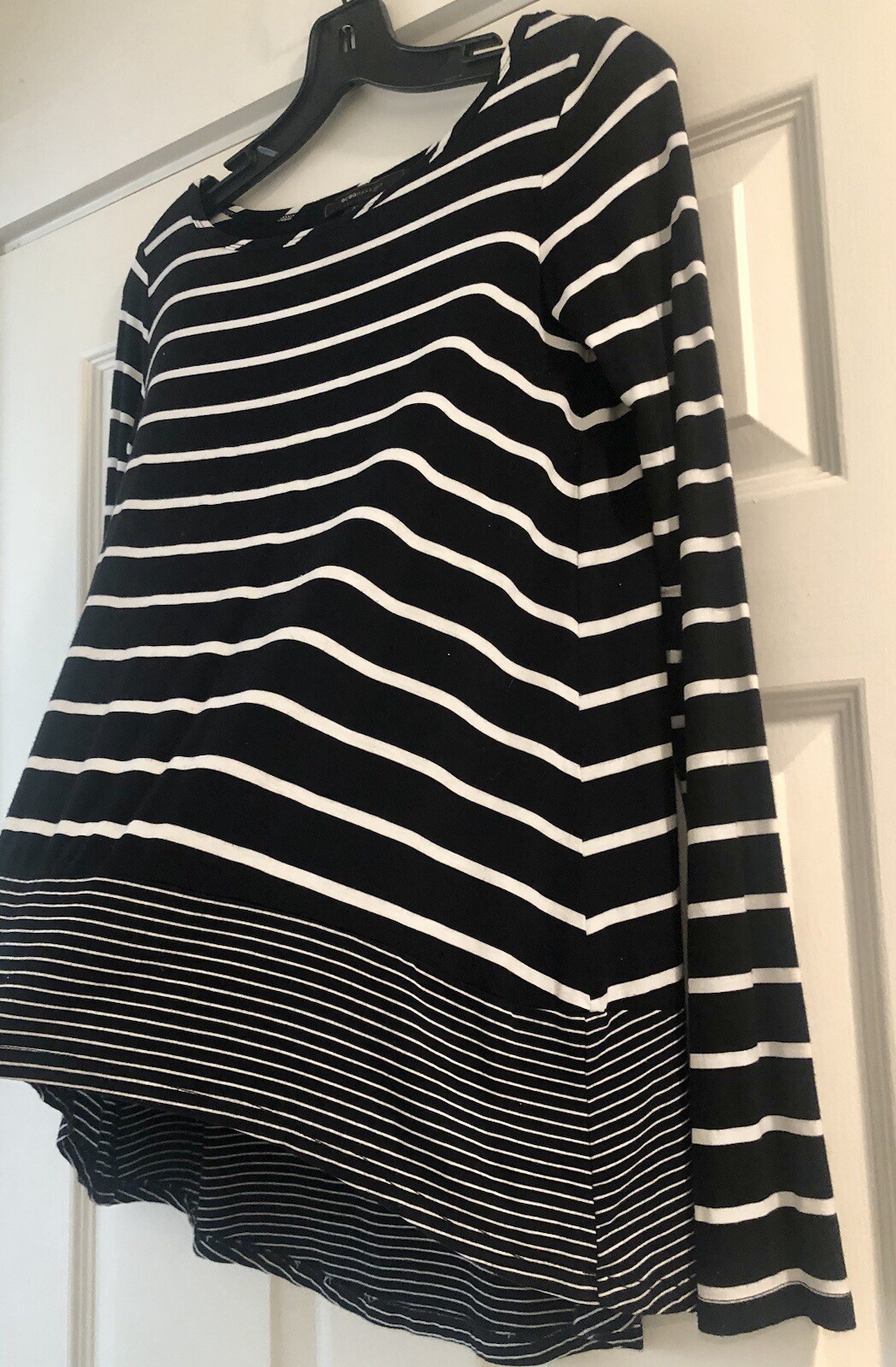 BCBGMACAZRIA Striped Pullover Quiet Luxury Athleisure Resortcore Size XS