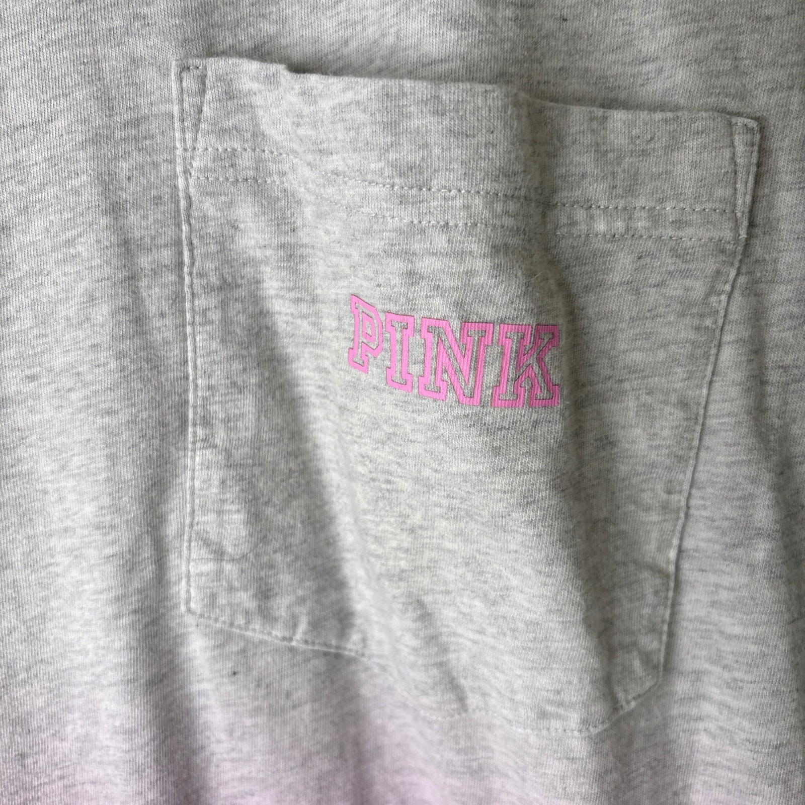 Victoria’s Secret PINK Ombre Logo Campus Shirt Short Sleeve Med T-shirt Casual