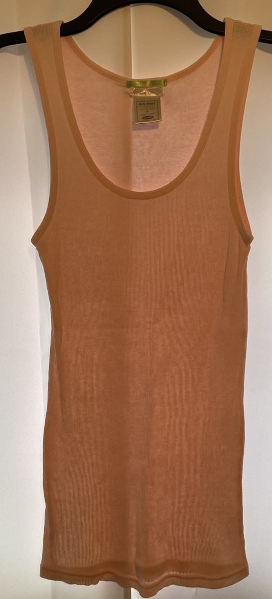 Old Navy Baby Pink Perfect Fit Ribbed Tank Top Size M Juniors EUC