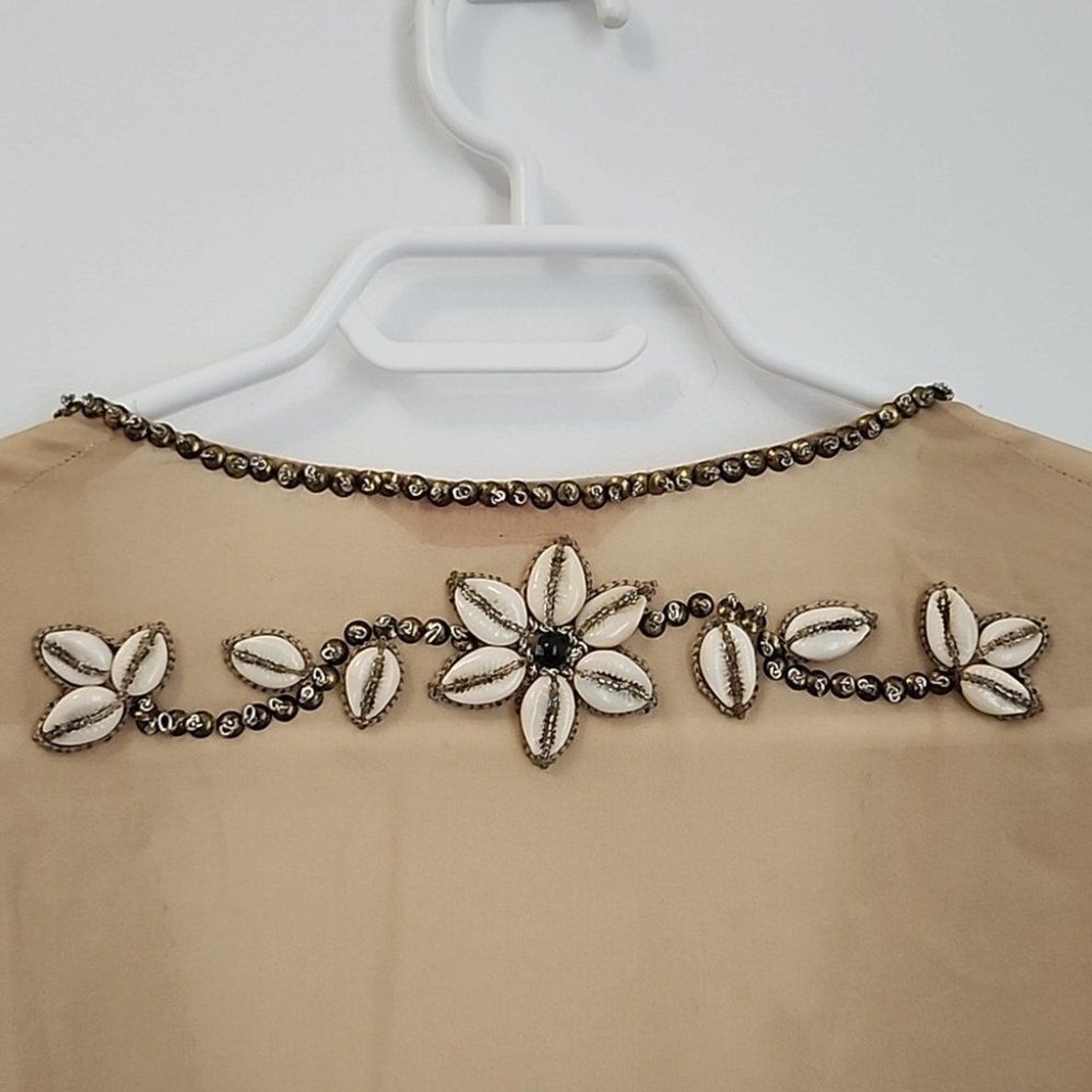 Designer Matthew Williamson Beaded Sea Shell Top Small