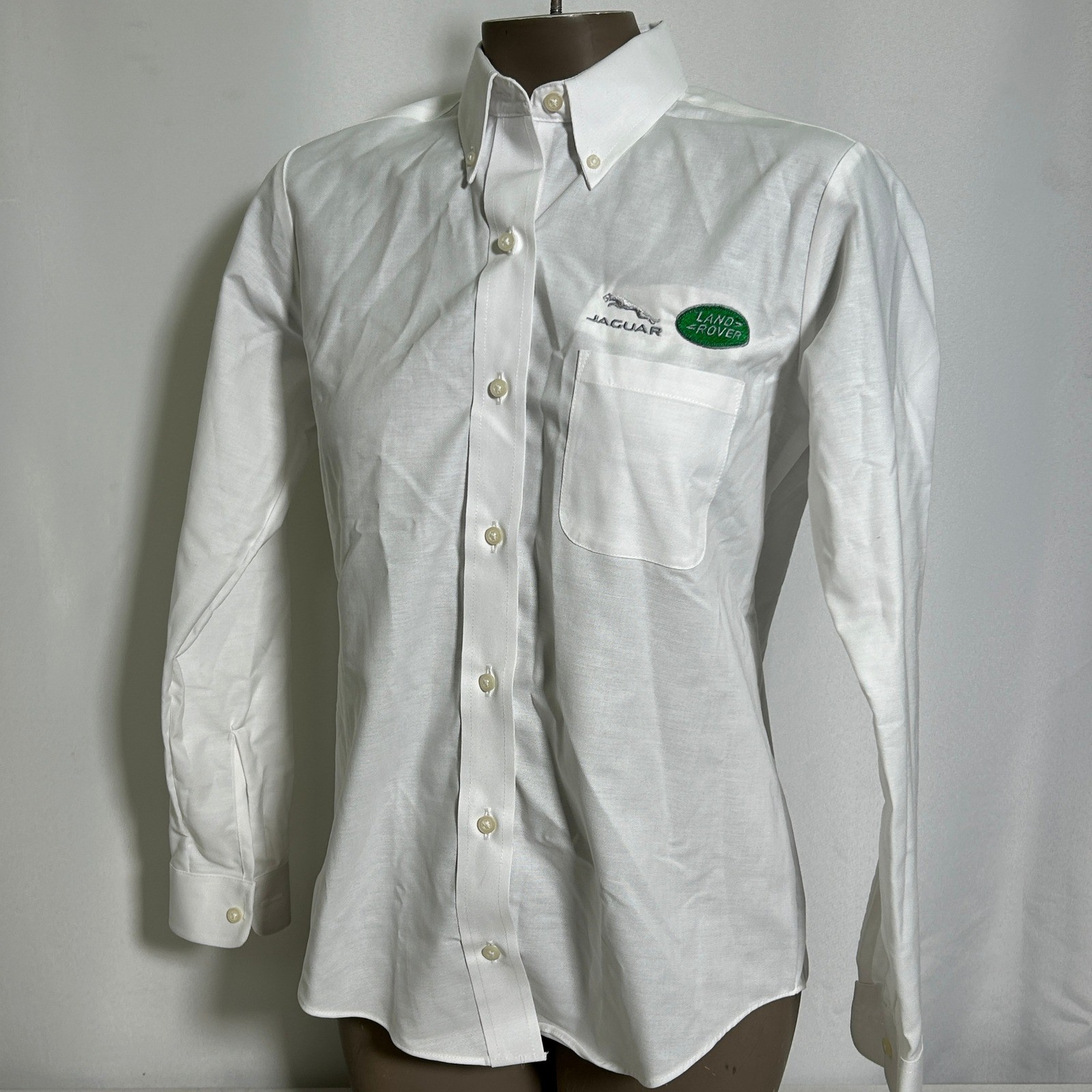 Jaguar + Land Rover Cintas Long Sleeve Button Down Shirt Women’s Sz 2