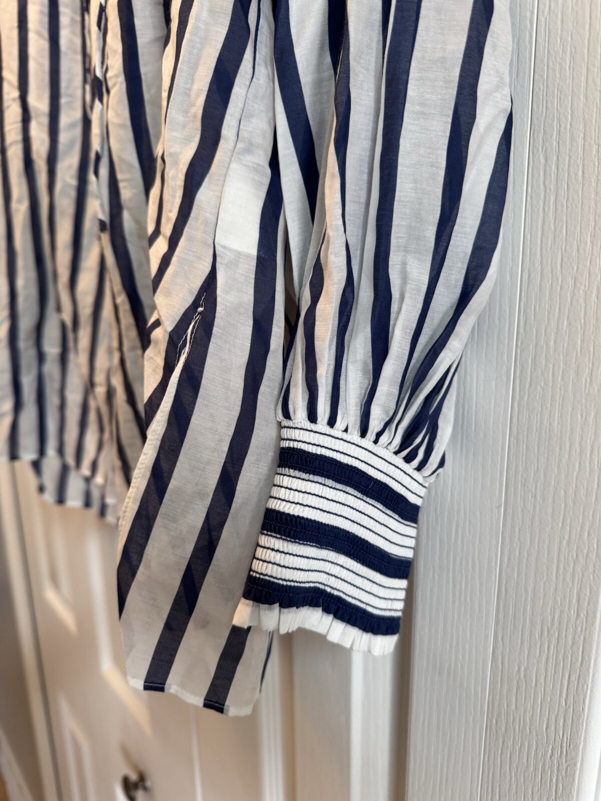 Alice + Olivia Julius Striped Cotton-Blend Tunic Women,size Small $275 NWT