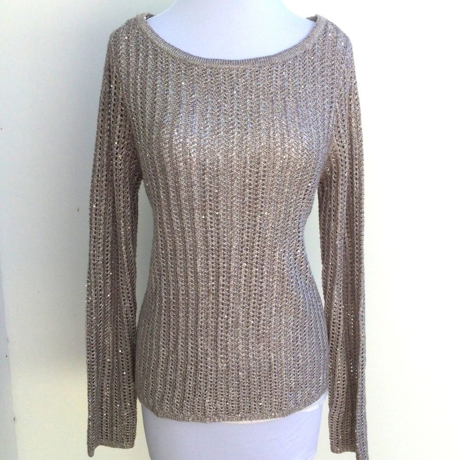White House Black Market Sequin Top