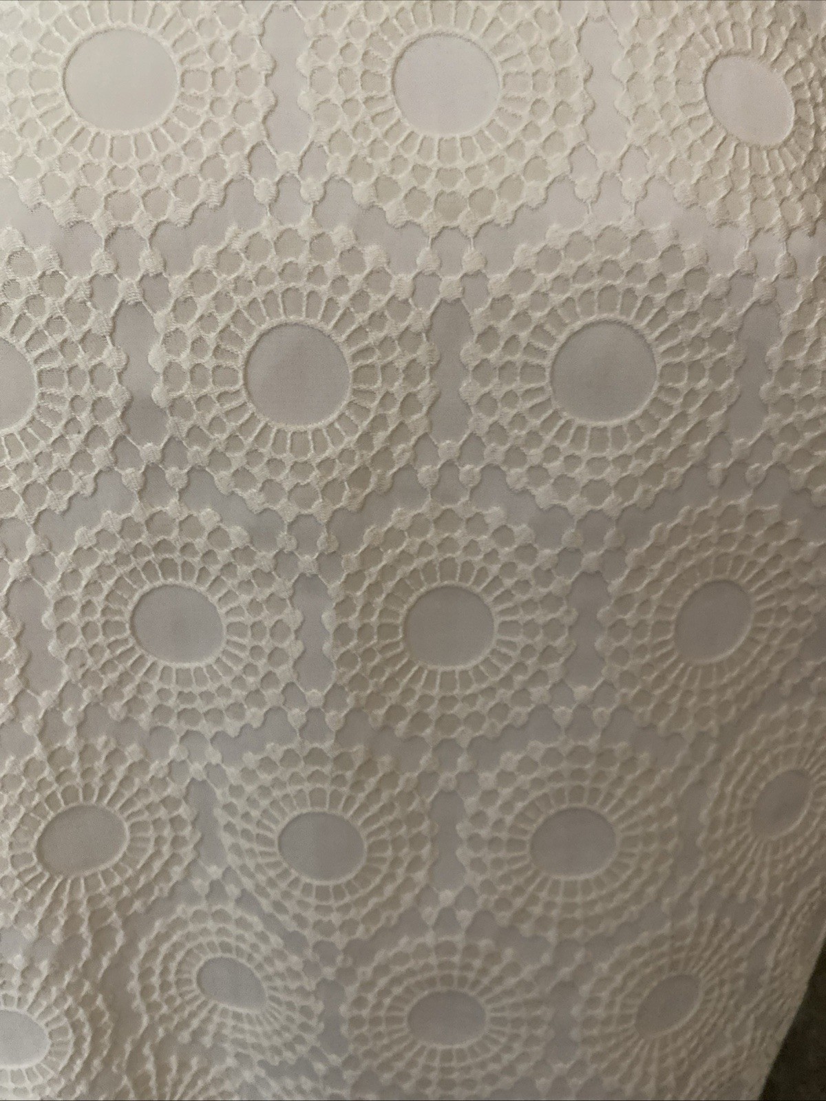 Kensie Women M Beige Poly-Backed Stretch Crochet Top Decorative Zipper & Pull