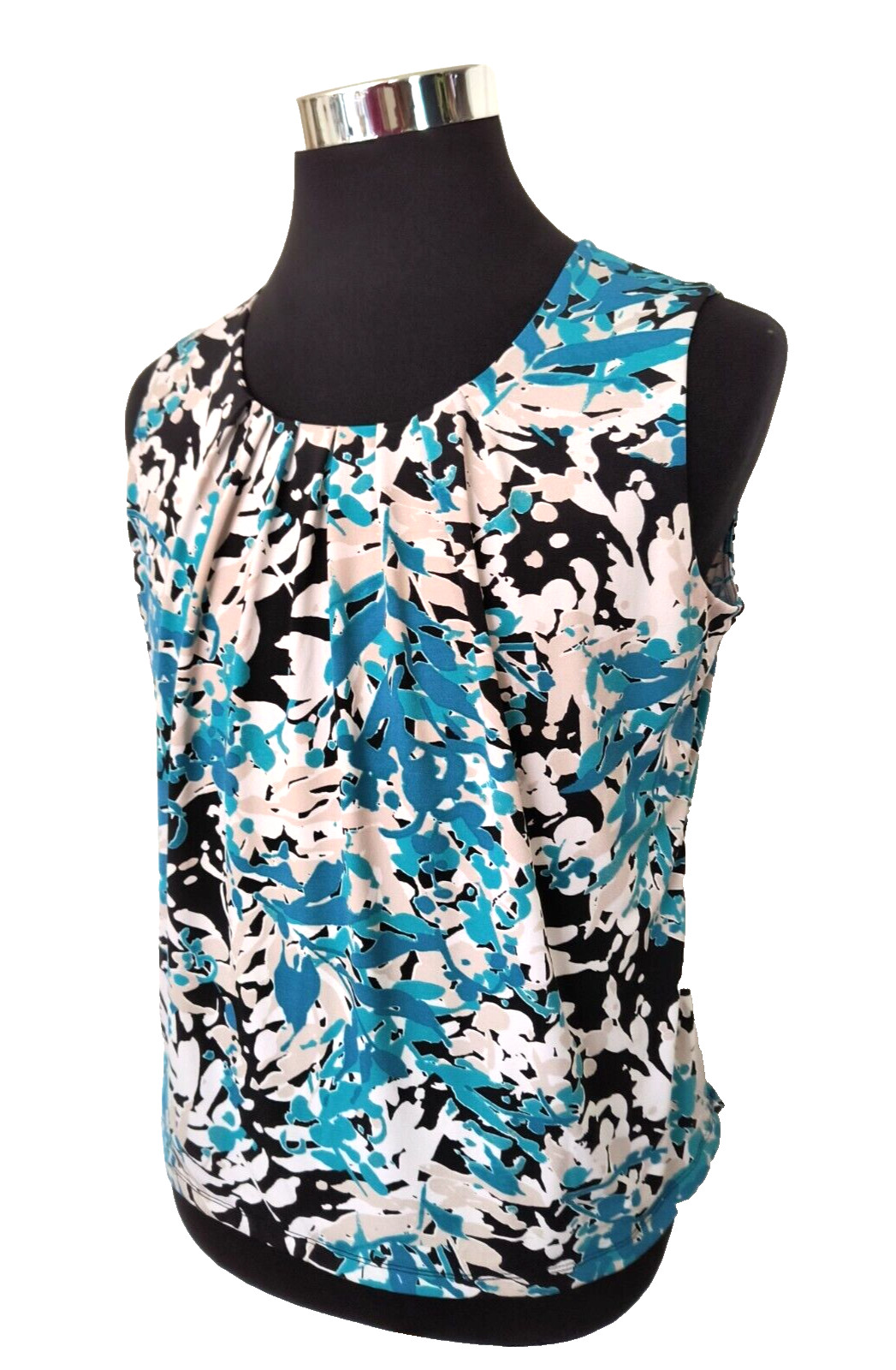 Jones Studio Separates Lined Blouse Women’s Size PL Multicolor Sleeveless