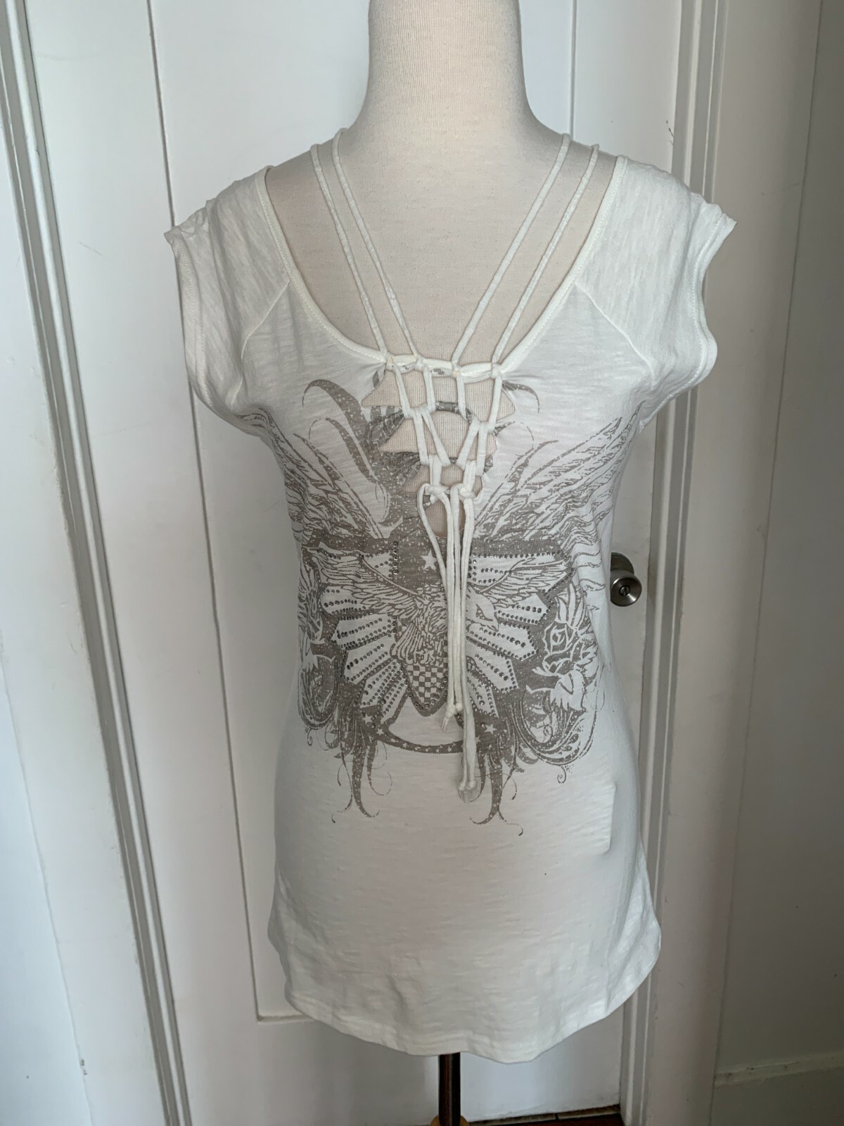 Murmur Cap Sleeves Cotton T-shirt Various Color & Size NWT