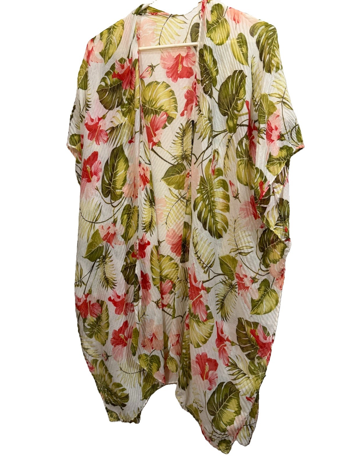 Women Top Flower Made As Polyster Rn#99947 look Like Size large Or XL