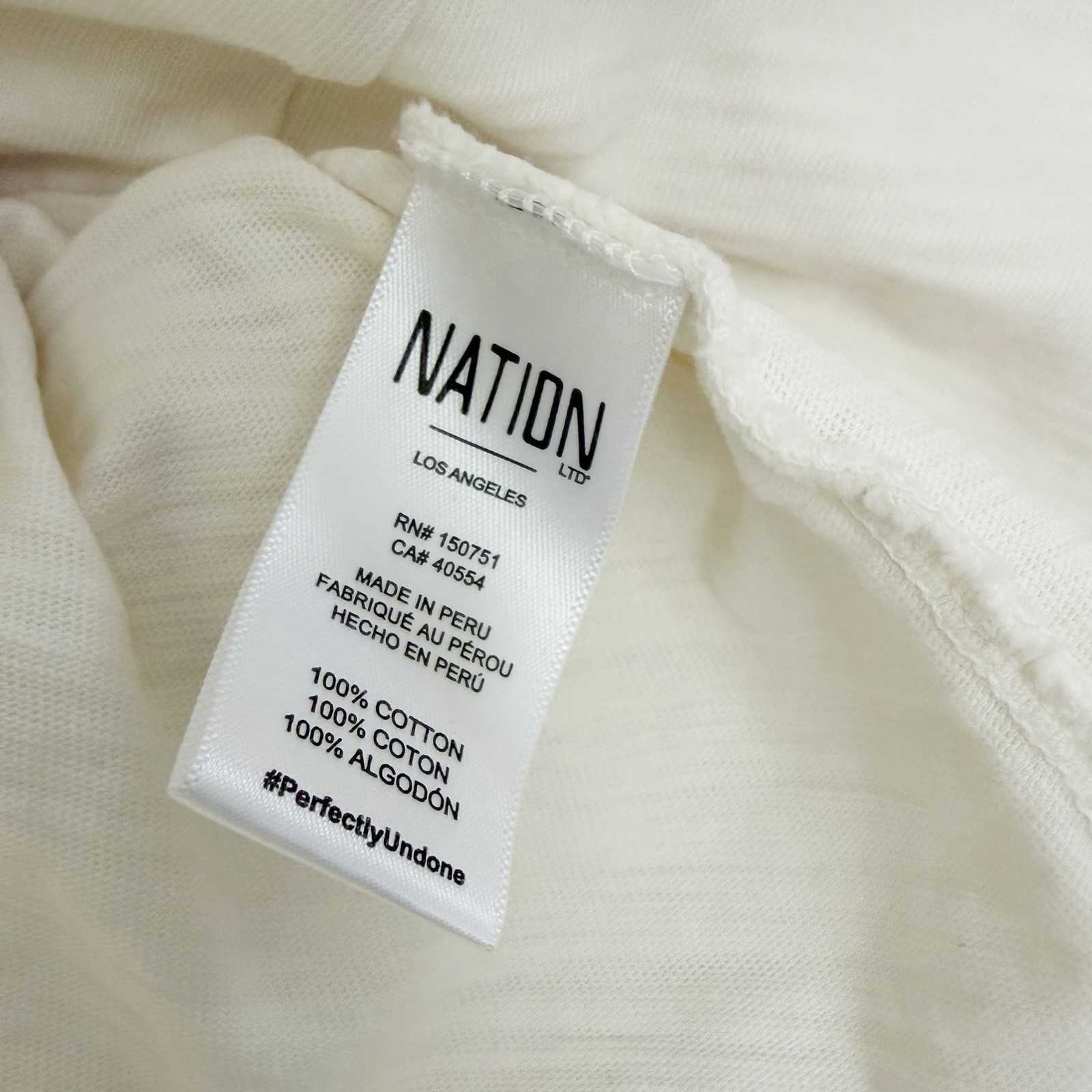 Nation LTD Clementine Delicate Ruffle Top Cream Puff Sleeve S Coquette Romantic