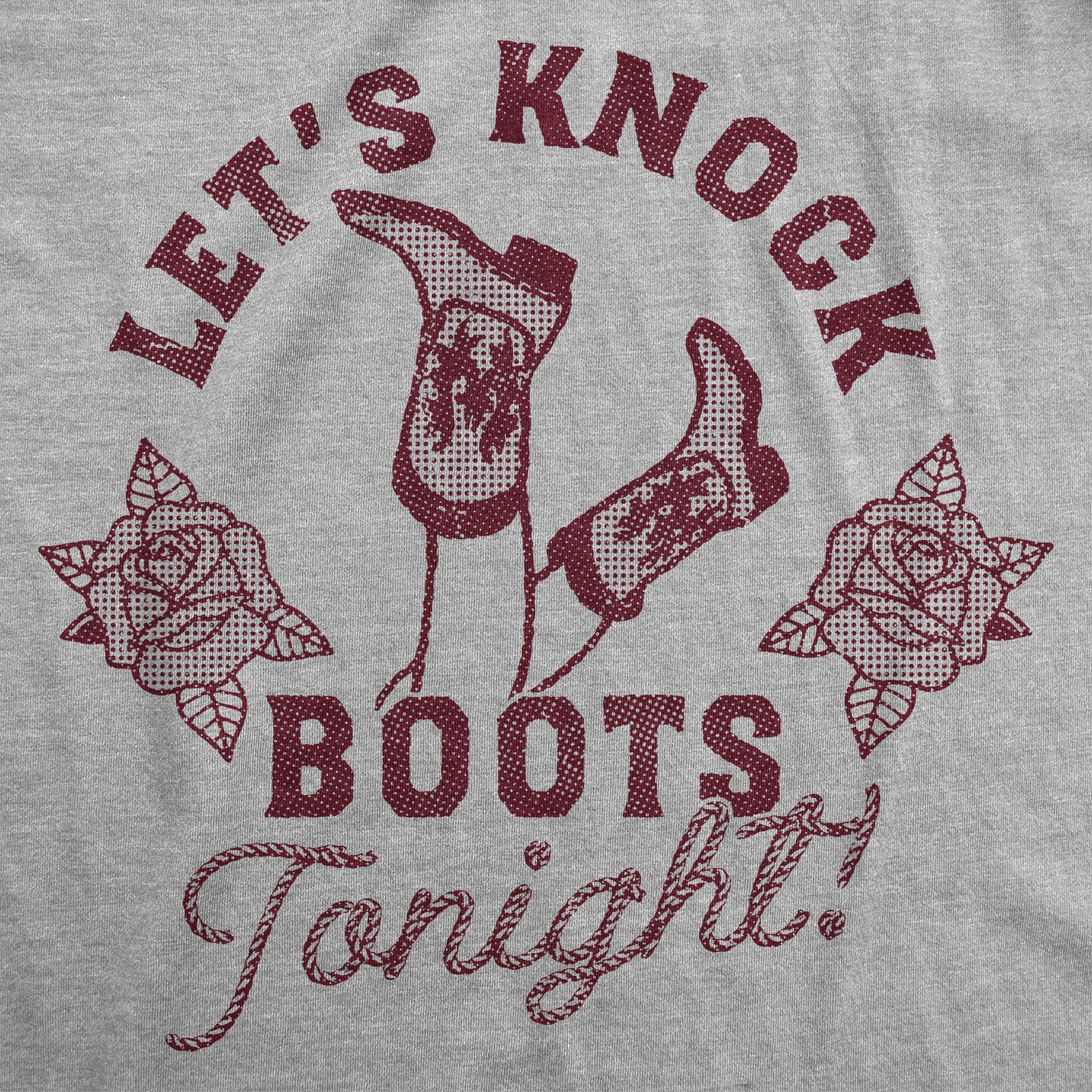 Womens Funny T Shirts Lets Knock Boots Tonight Sarcastic Sex Graphic Novelty Tee