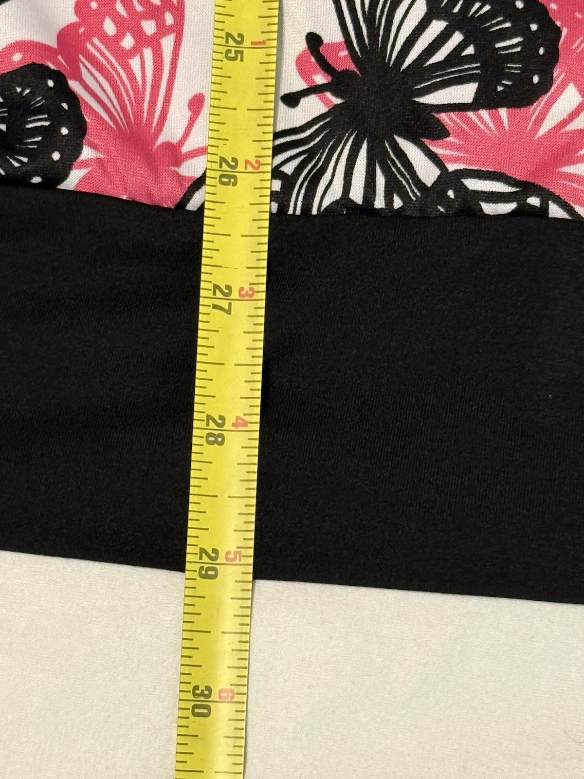 StudioY Women’s L Halter Top Adjustable Tie Crossover Butterfly Black Pink White