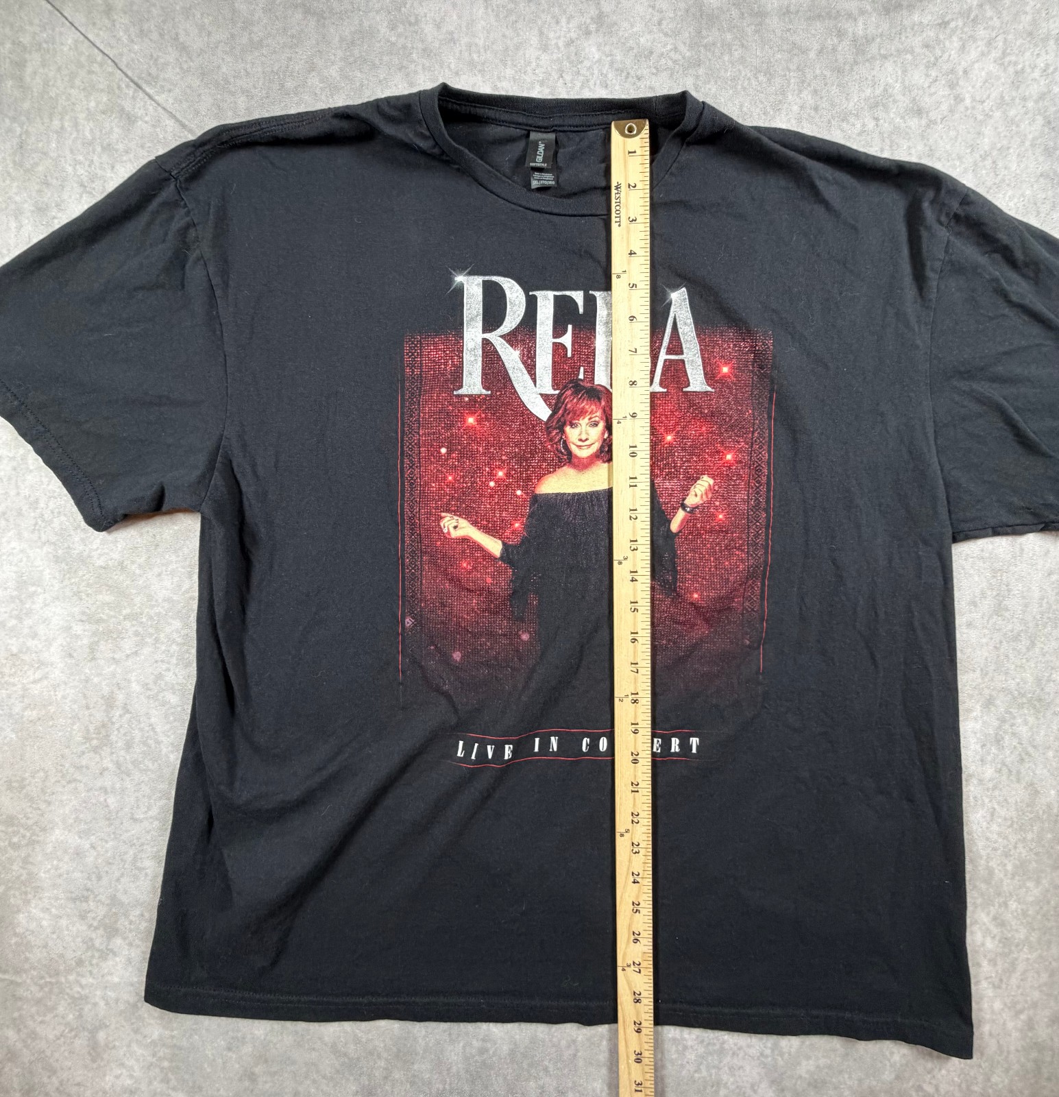 Reba McEntire Womens T Shirt Live In Concert Tour Black 3XL Country Music