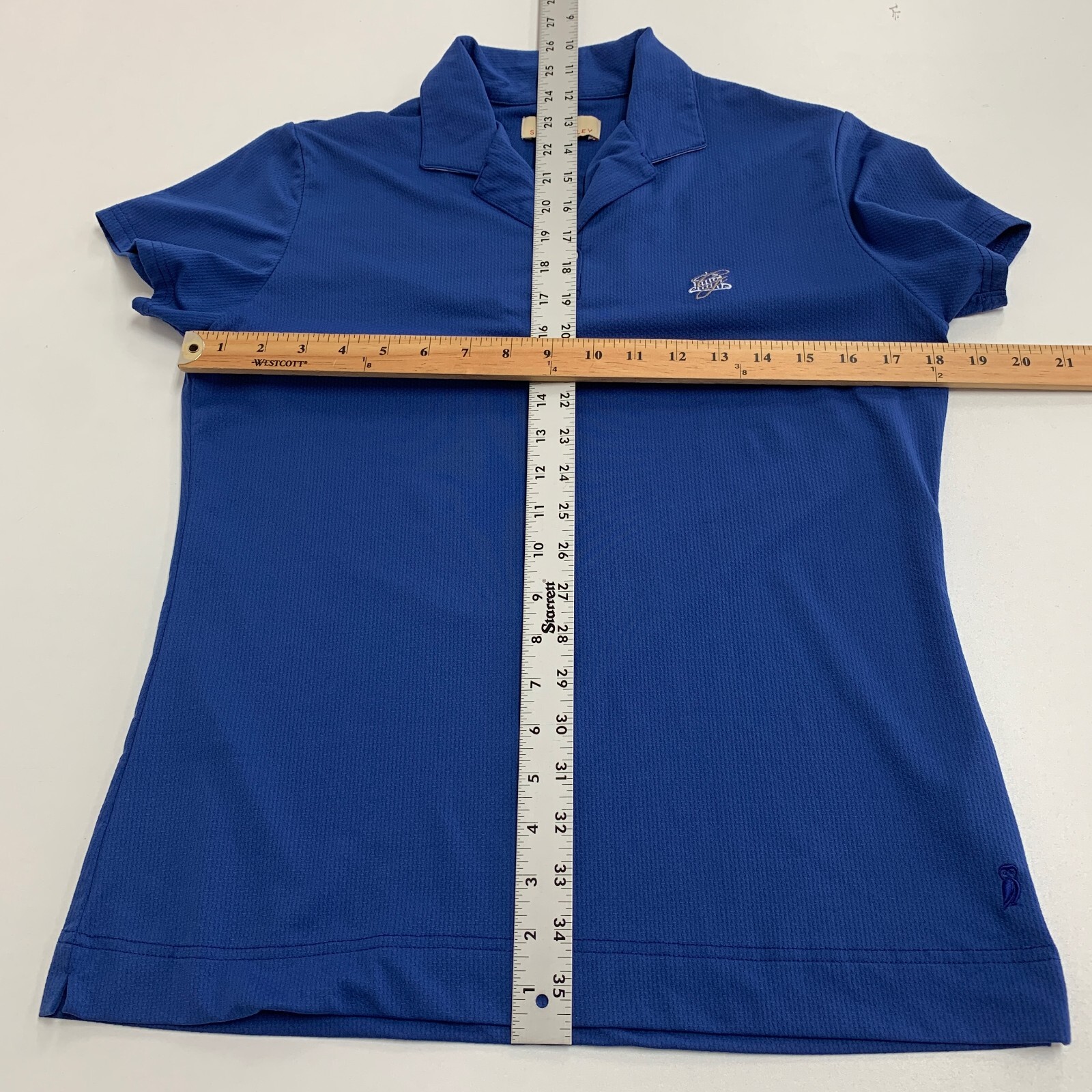 Sport Haley Polo Top Womens M Medium Regatta Short Sleeve Chest Logo Performance
