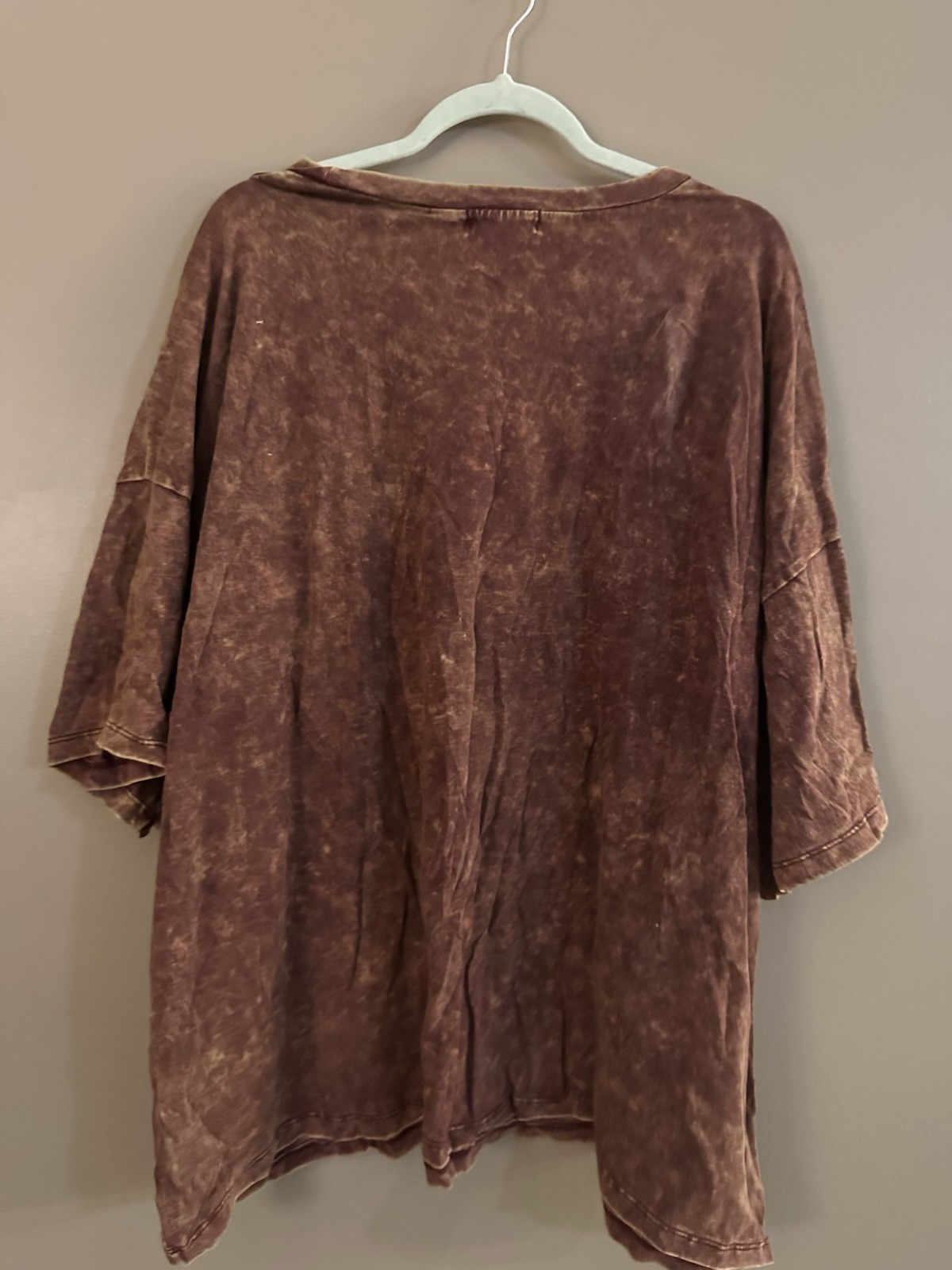 Oversized Distressed Star Tee