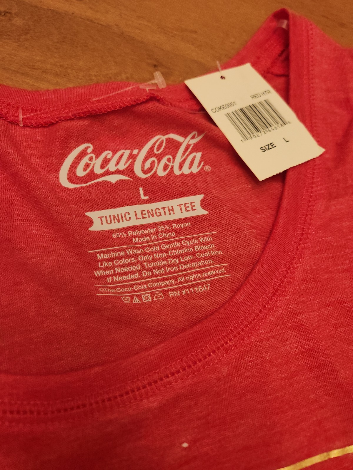 NWT 2016 Rio Olympics Coca-Cola “That’s gold” tunic tee sz large