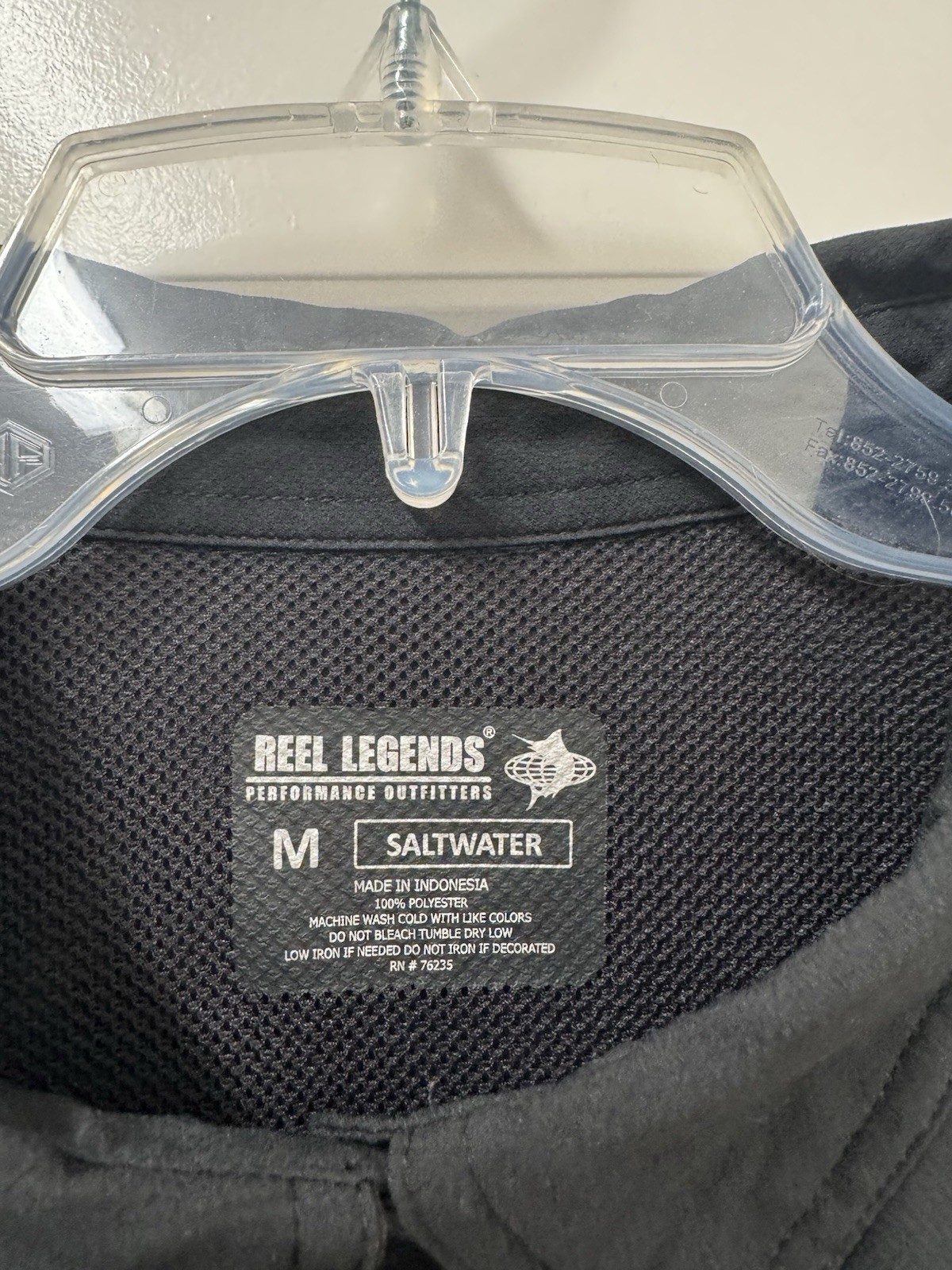 Medium Women Reel Legends Saltwater Black Long Sleeve Top Shirt A4