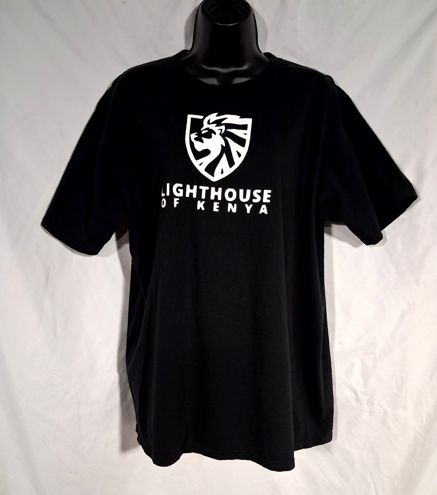 Lighthouse Of Kenya Womens 100% Cotton T-shirt Size L Ring Spun Fan Fav Port Co