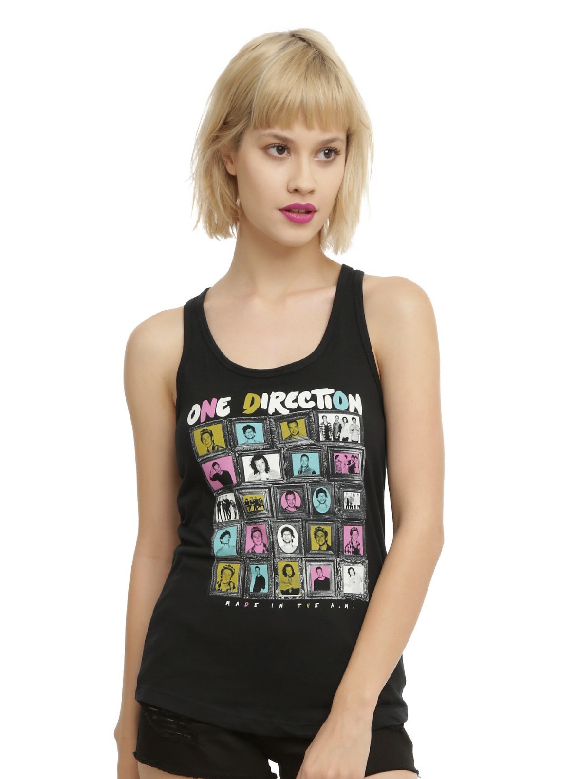 One Direction FRAMED PHOTOS Girls Tank Top T-Shirt NWT Licensed & Official
