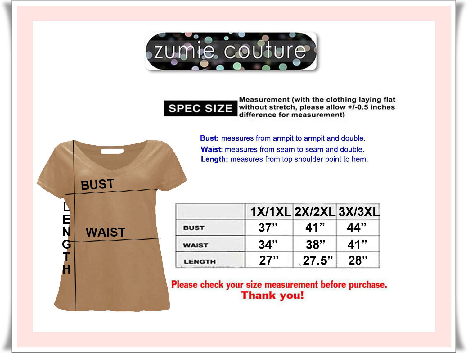 Plus Size V-Neck Short Sleeve Cotton Jersey Tee Shirt Top 1X/1XL ~ 3X/3XL