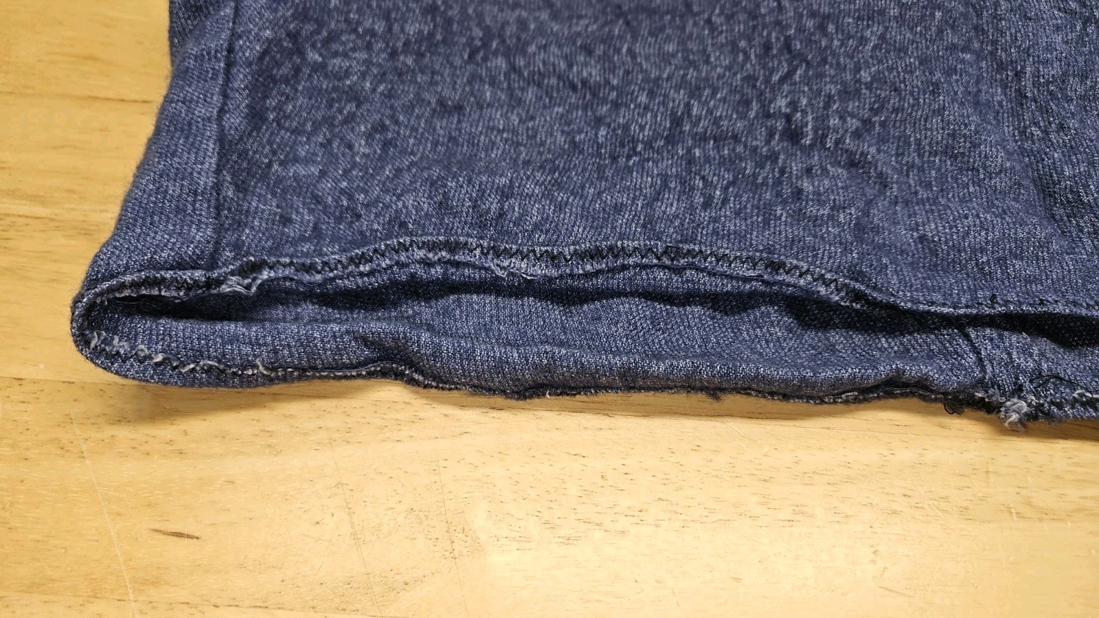 notPERFECTLINEN Linen Wool Top S Blue Boxy Cropped Dolman Blouse Lithuania