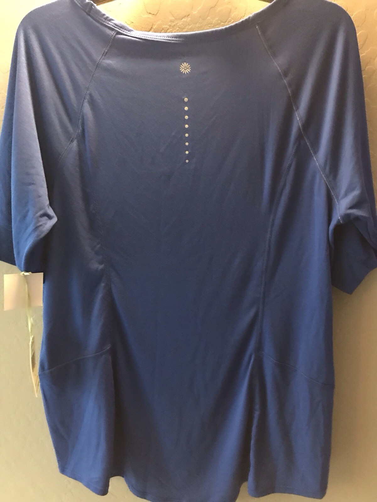 NEW TANGERINE Women’s Blue Casual Top Exercise Running T-Shirt Size XL Stretch