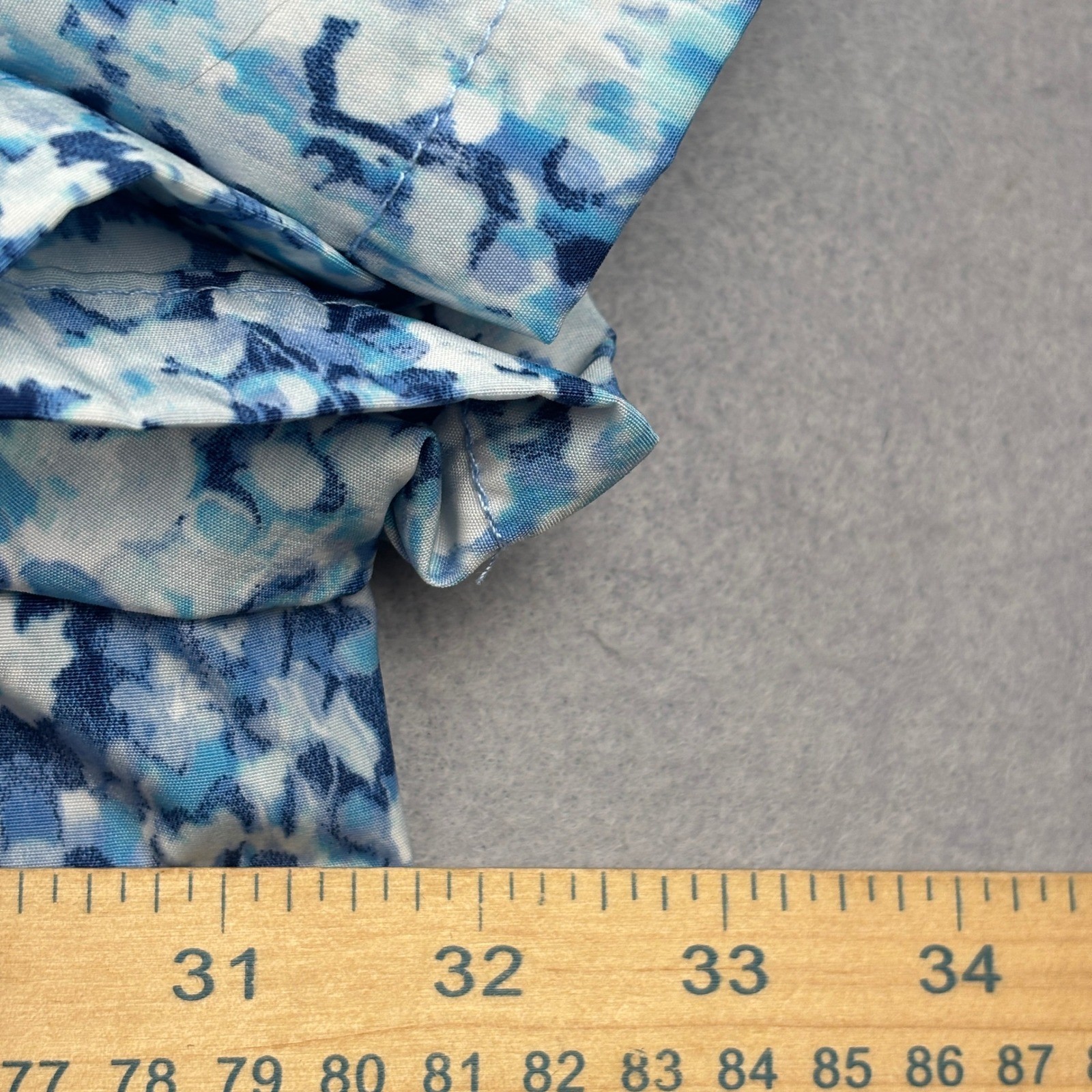 Only Necessities Blouse Womens 3X Floral Button Front Short Sleeve