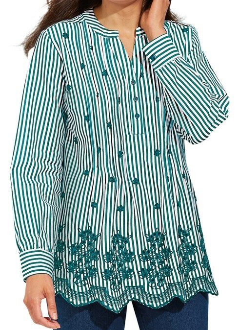 AMERICAN SWEETHEART EMBROIDERED EYELET PINTUCKED BLOUSE TOP WOMENS PLUS 4X *NIP*