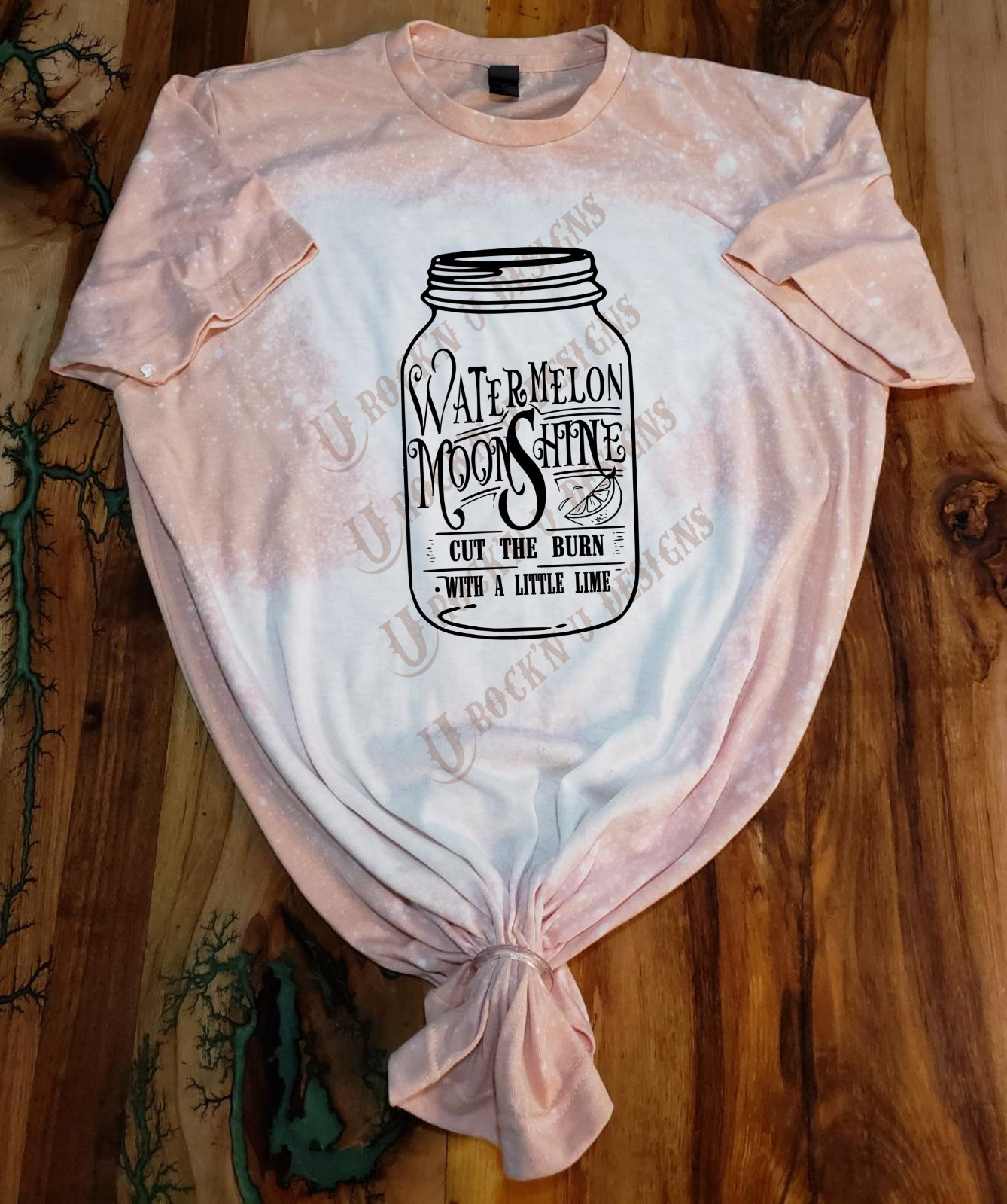 CUSTOM UNISEX T-SHIRT – ” WATERMELON MOONSHINE “