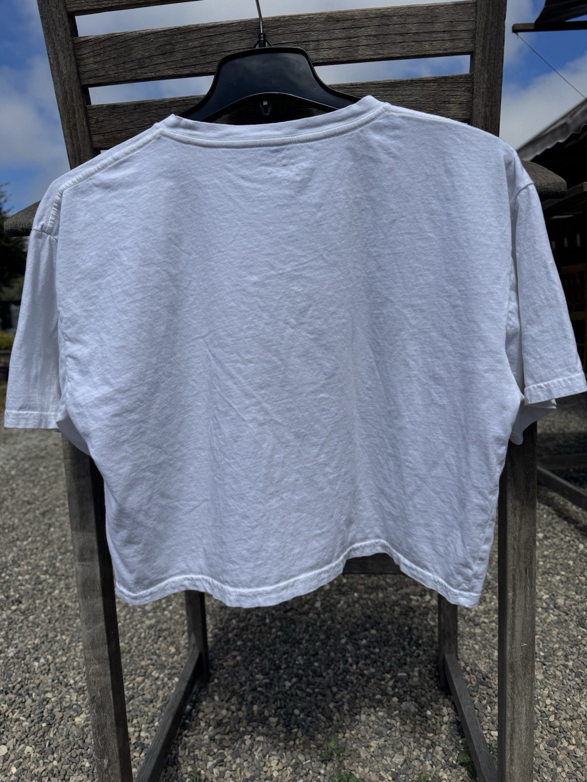 Y2K Cropped Boxy O’Neill Women’s White Wildflower Graphic Short Sleeve Tee