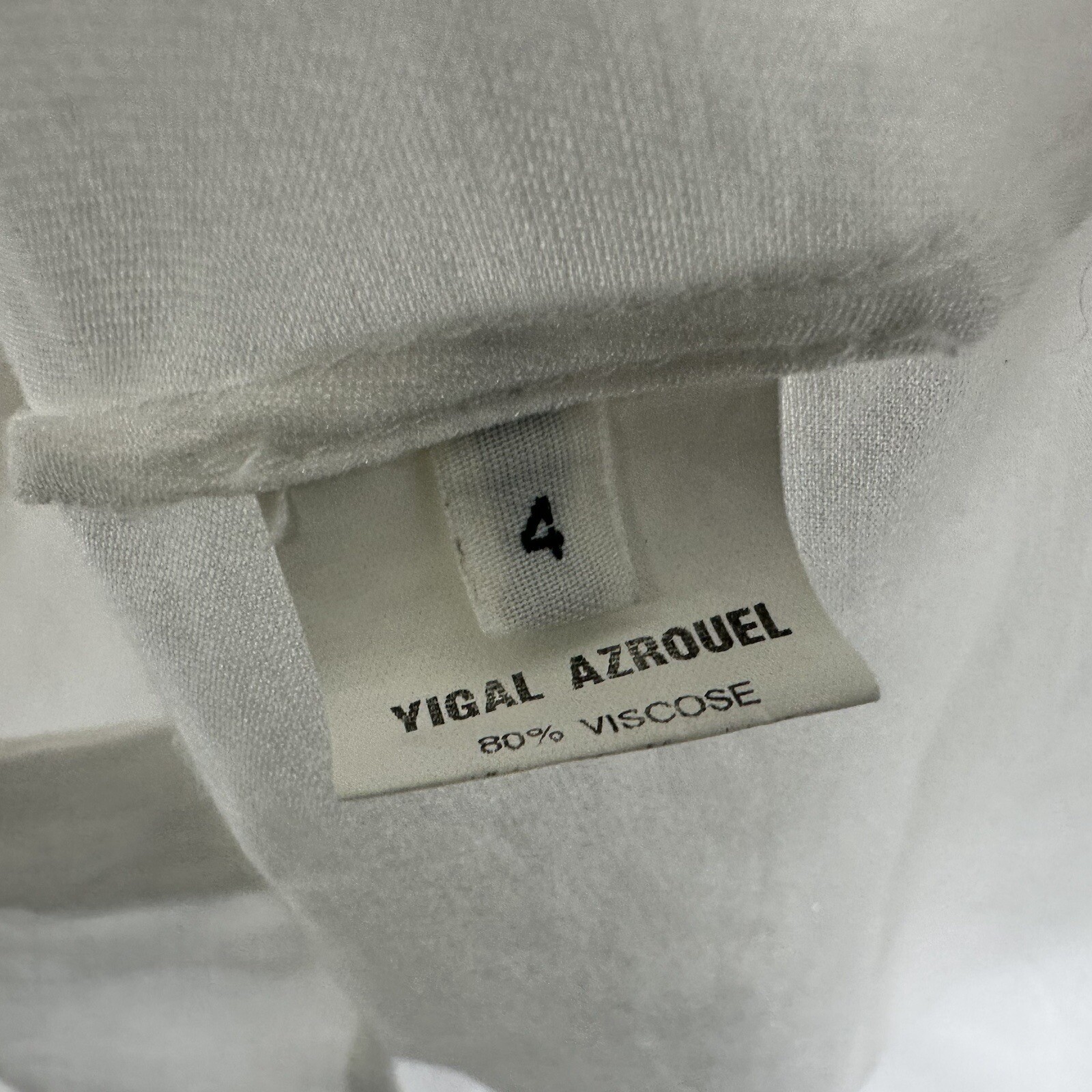 Yigal Azrouel Womens Button Up Blouse Top Size 4 US 10 White Long Dolman Sleeve