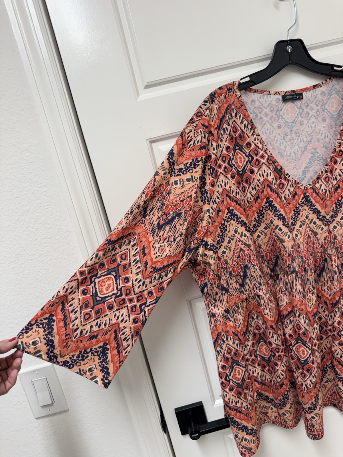 3XL Women’s Too Blouse Pullover Vneck Ofeefan Polyester Spandex Nice A5