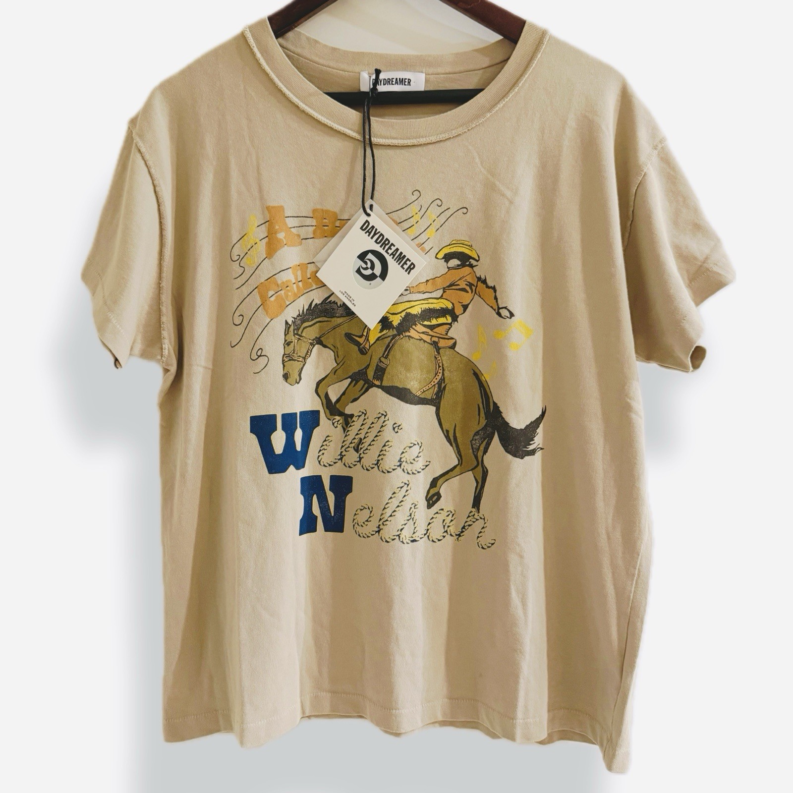 NEW Daydreamer Willie Nelson Graphic Band Horse Called Music T Shirt Sz Large