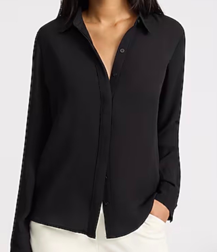 Brand New Express Women’s Long Sleeve Button Up Blouse Size Large