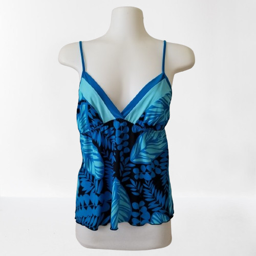 Silky Smooth Tank/Swimwear Top by Secret Treasures w/Adjust. Straps – Size S/CH